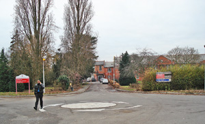 entrance to hospital