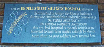 Endell Street plaque