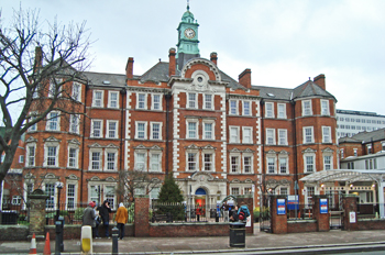 hammersmith hospital london cane du road infirmary administration former block north