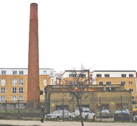 Metropolitan Hospital chimney