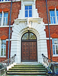 former main entrance