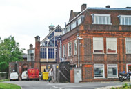 East end of main building