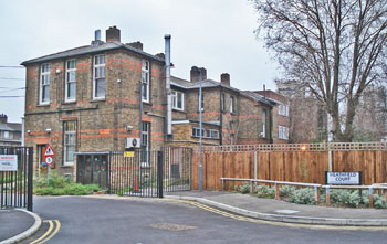 One of the original buildings