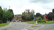 Entrance roundabout