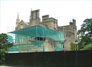 lodge with building works